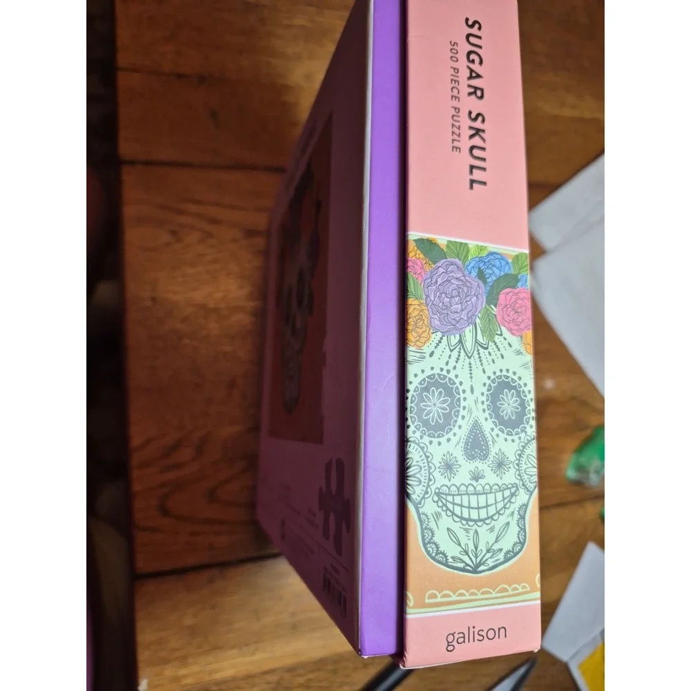 Puzzle Sugar Skull 500 Piece By Galison New